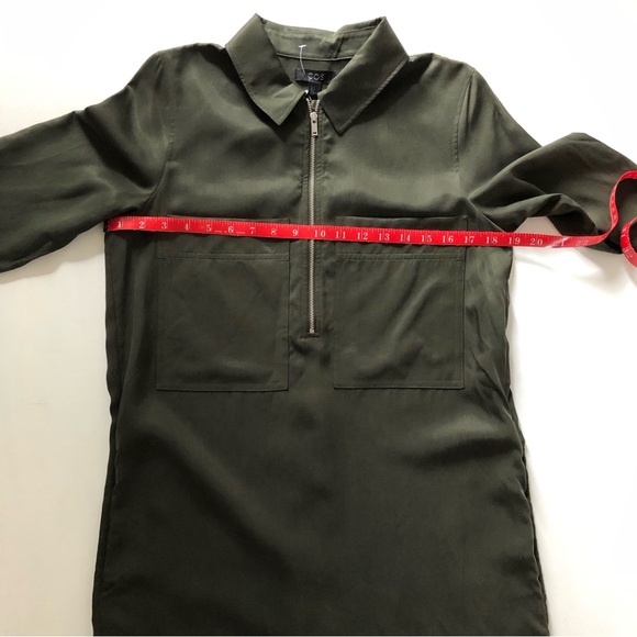 COS Women's Green Zip-Up Dress - Picture 15 of 16